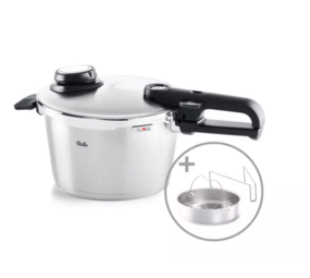 Fissler Fissler Vitavit Premium Snelkookpan met Inzet 6 Liter Fissler Fissler Vitavit Premium Snelkookpan met Inzet 6 Liter
