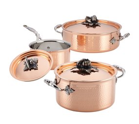 Ruffoni Ruffoni Opus Cupra Pannenset, 3-delig Ruffoni Ruffoni Opus Cupra Pannenset, 3-delig