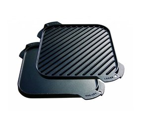 Lodge Lodge Reversible Bak- en Grillplaat Dubbelzijdig LSRG3, 27x27cm