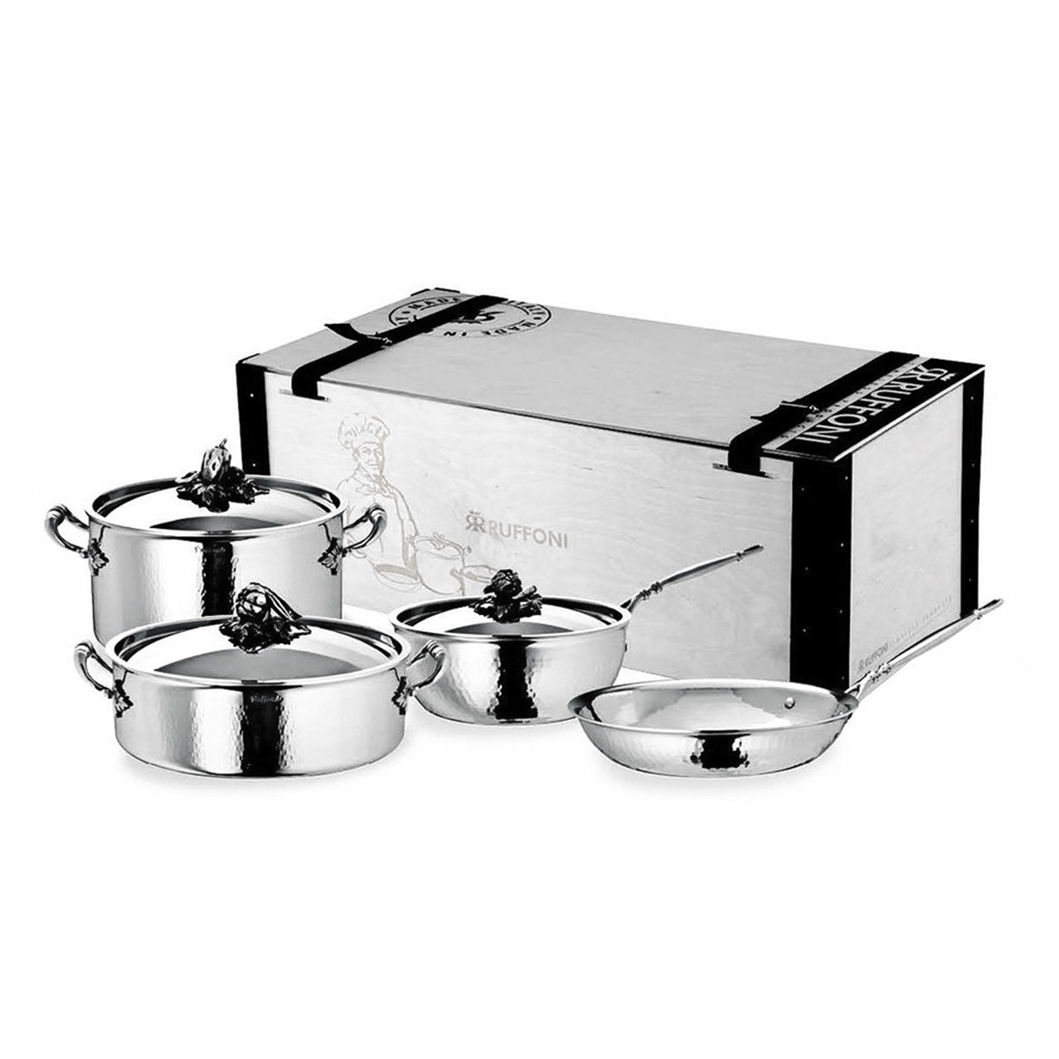 Ruffoni Opus Prima Pannenset 4delig Gratis LUX Pannen