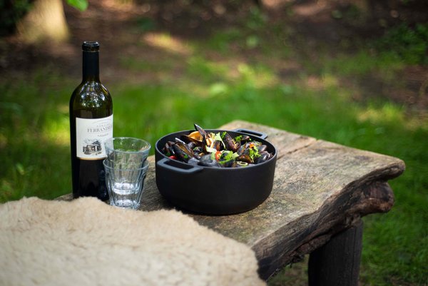 Combekk Combekk Sous-Chef gietijzeren braadpan rood Ø 24 cm