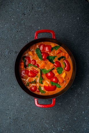 Combekk Combekk Sous-Chef braadpan Rood Ø 24 cm Combekk Combekk Sous-Chef braadpan Rood Ø 24 cm