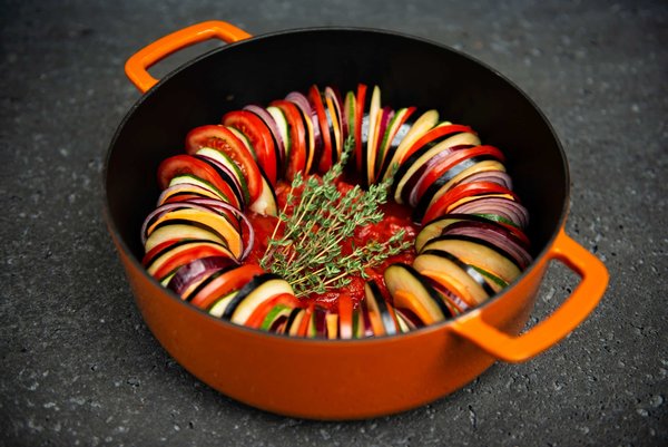 Combekk Combekk Sous-Chef braadpan oranje Ø 24 cm Combekk Combekk Sous-Chef braadpan oranje Ø 24 cm