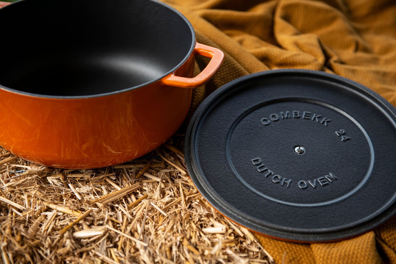 Combekk Combekk Sous-Chef braadpan oranje Ø 24 cm Combekk Combekk Sous-Chef braadpan oranje Ø 24 cm