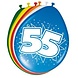 Folat Ballonnen 55 jaar 30cm | 8 stuks Folat Ballonnen 55 jaar 30cm | 8 stuks