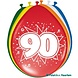 Ballon 90 jaar 8 stuks Ballon 90 jaar 8 stuks