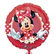 Feuille de ballon Minnie souris rouge-blanc Feuille de ballon Minnie souris rouge-blanc