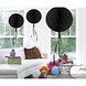 Ballon de nid d'abeille noir 30cm | par unité Ballon de nid d'abeille noir 30cm | par unité