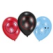 Ballon Miraculous rood-zwart-blauw | 6 stuks Ballon Miraculous rood-zwart-blauw | 6 stuks
