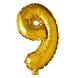 Globos Nordic Feuille de ballon 9 or | 40cm Globos Nordic Feuille de ballon 9 or | 40cm