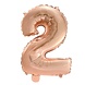 Ballon folie 2 rose goud | 40cm Ballon folie 2 rose goud | 40cm