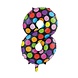 Globos Nordic Feuille de ballon 8 points 86cm Globos Nordic Feuille de ballon 8 points 86cm
