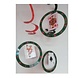 Cartes de décoration de décoration suspendues 6 morceaux Cartes de décoration de décoration suspendues 6 morceaux