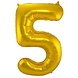 Globos Nordic Ballon folie 5 goud | 86 cm Globos Nordic Ballon folie 5 goud | 86 cm