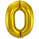 Globos Nordic Ballon folie 0 goud | 86 cm Globos Nordic Ballon folie 0 goud | 86 cm