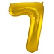 Globos Nordic Ballon folie 7 goud | 86 cm Globos Nordic Ballon folie 7 goud | 86 cm