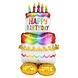 Ballon géant de joyeux anniversaire debout | 134cm Ballon géant de joyeux anniversaire debout | 134cm