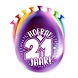 Ballonnen 21 jaar party 30cm | 8 stuks Ballonnen 21 jaar party 30cm | 8 stuks