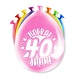 Paper Dreams Ballonnen 40 jaar party 30cm | 8 stuks Paper Dreams Ballonnen 40 jaar party 30cm | 8 stuks
