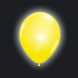 Ballon LED jaune 5 pièces Ballon LED jaune 5 pièces