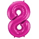 Globos Nordic Ballon folie 8 roze | 86cm Globos Nordic Ballon folie 8 roze | 86cm
