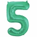 Folat Feuille de ballon 5 Matte Vert | 86cm Folat Feuille de ballon 5 Matte Vert | 86cm