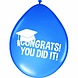 Ballon Congrats! You did it! | 8 stuks Ballon Congrats! You did it! | 8 stuks