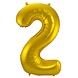 Globos Nordic Ballon folie 2 goud | 86cm Globos Nordic Ballon folie 2 goud | 86cm