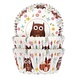 Baking cups Uil en Vosje | 50 stuks Baking cups Uil en Vosje | 50 stuks