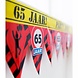 Afzetlint 65 jaar verkeersbord Partyzone | 12 meter Afzetlint 65 jaar verkeersbord Partyzone | 12 meter