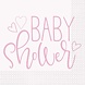 Baby Shower servet hartjes roze | 16 stuks Baby Shower servet hartjes roze | 16 stuks