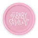 Baby Shower bordje hartjes roze 22 cm | 8 stuks Baby Shower bordje hartjes roze 22 cm | 8 stuks