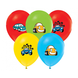 Godan Ballon race auto cartoon | 5 stuks Godan Ballon race auto cartoon | 5 stuks
