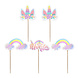 Tuf-Tuf Baby Eenhoorn Pastel Taart Toppers | 5 stuks Tuf-Tuf Baby Eenhoorn Pastel Taart Toppers | 5 stuks
