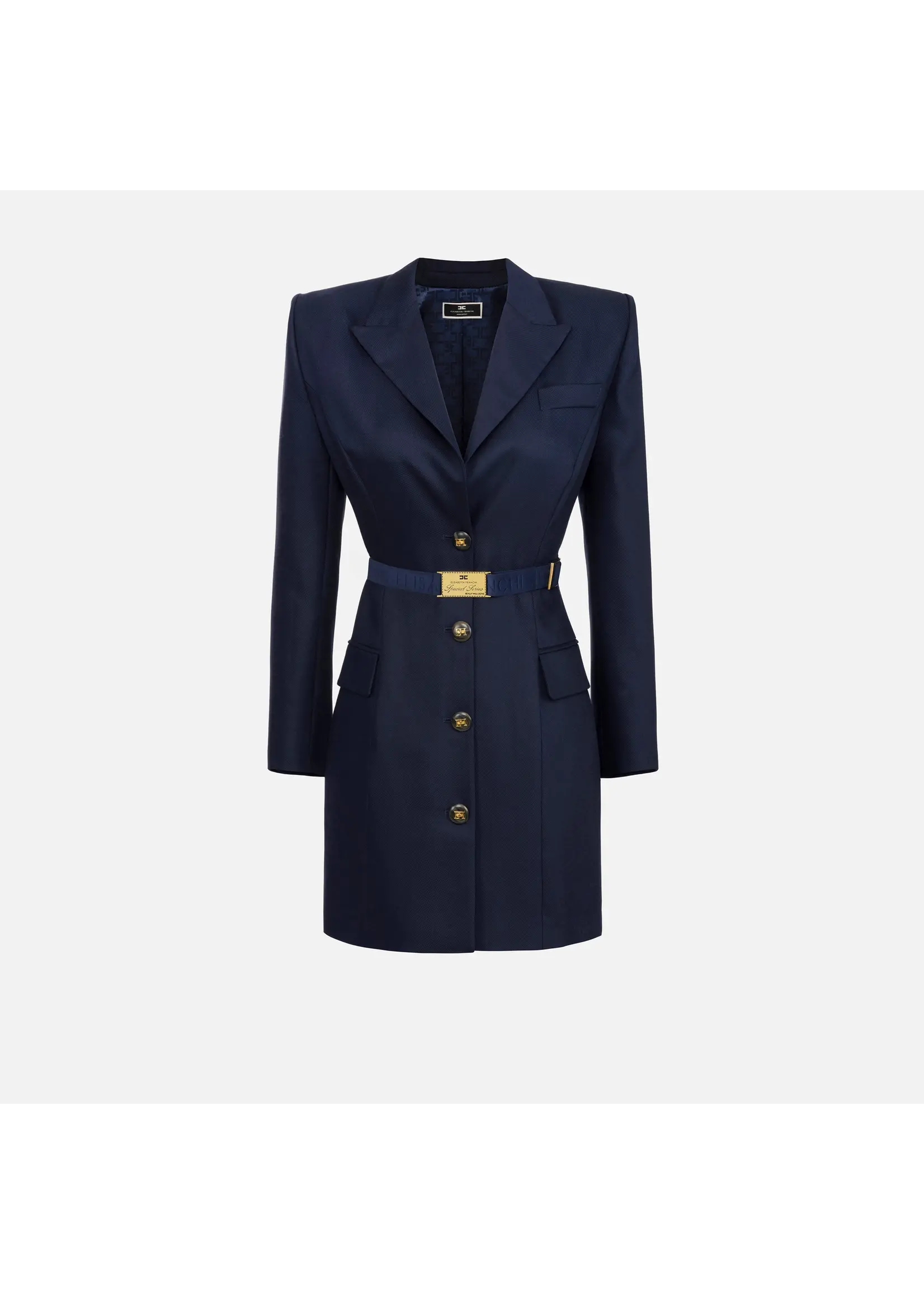 Elisabetta Franchi JURK DONKER BLAUW AB63846E2