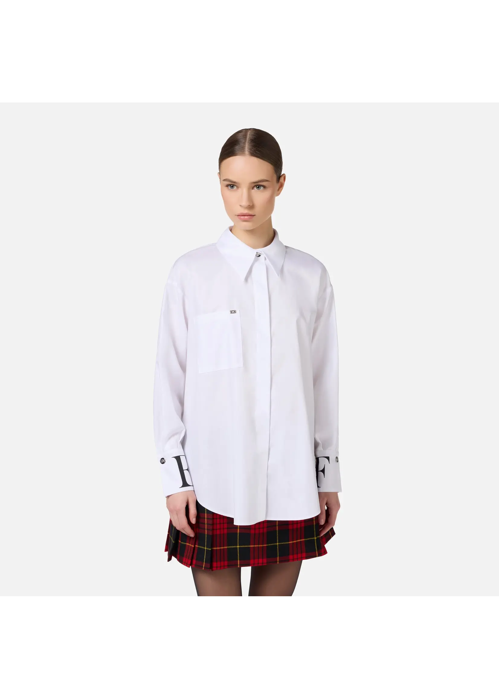 Elisabetta Franchi BLOUSE WIT CAT6246E2