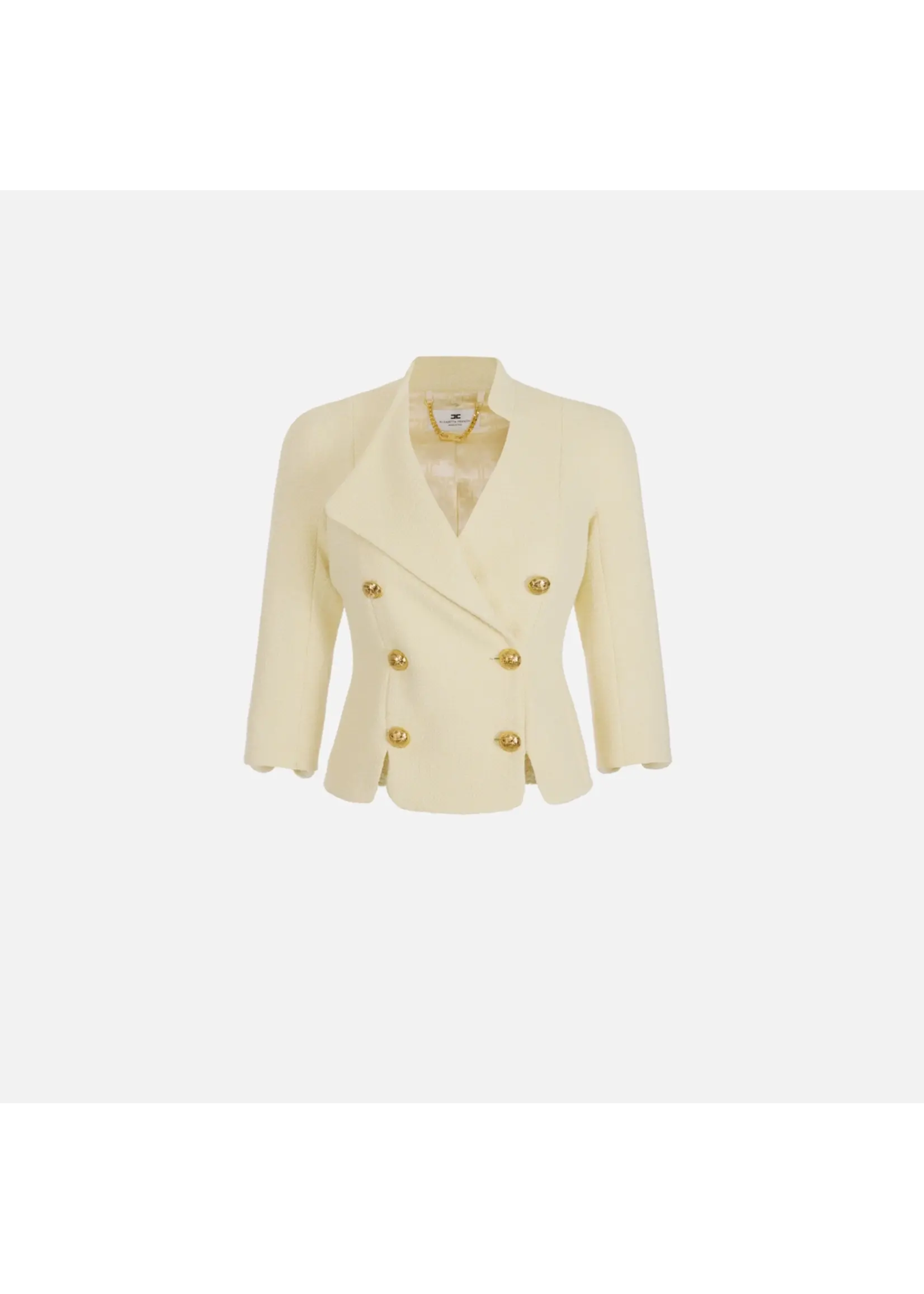 Elisabetta Franchi BLAZER GI16152E2 GEEL
