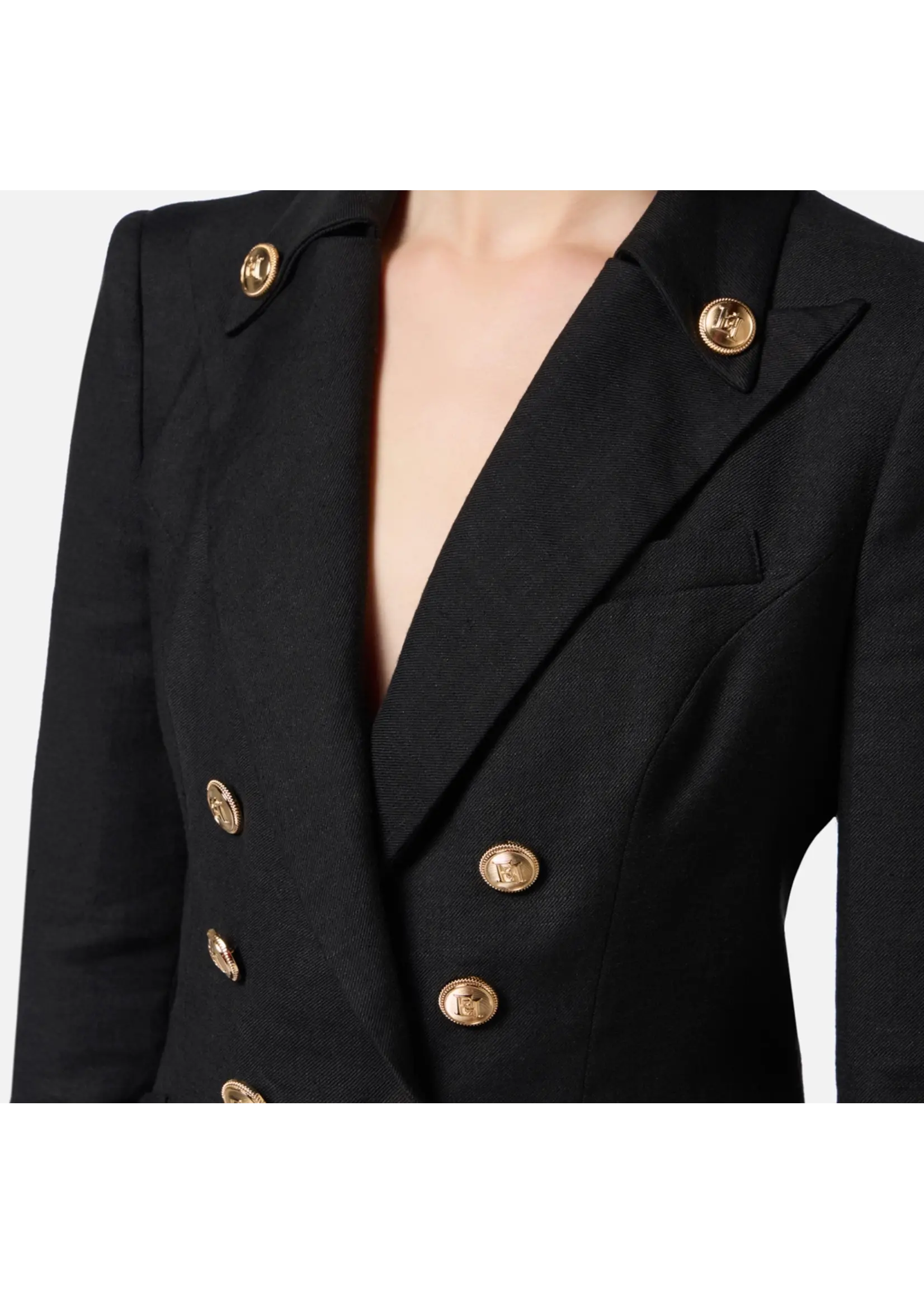Elisabetta Franchi BLAZER GI16252E2 ZWART