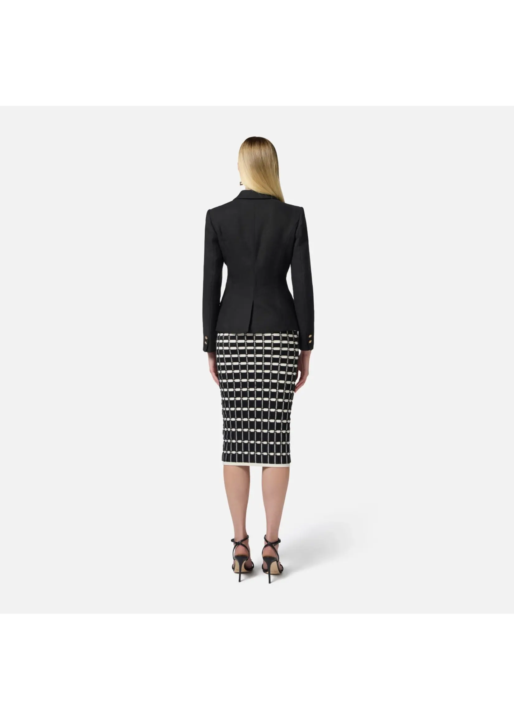 Elisabetta Franchi BLAZER GI16252E2 ZWART