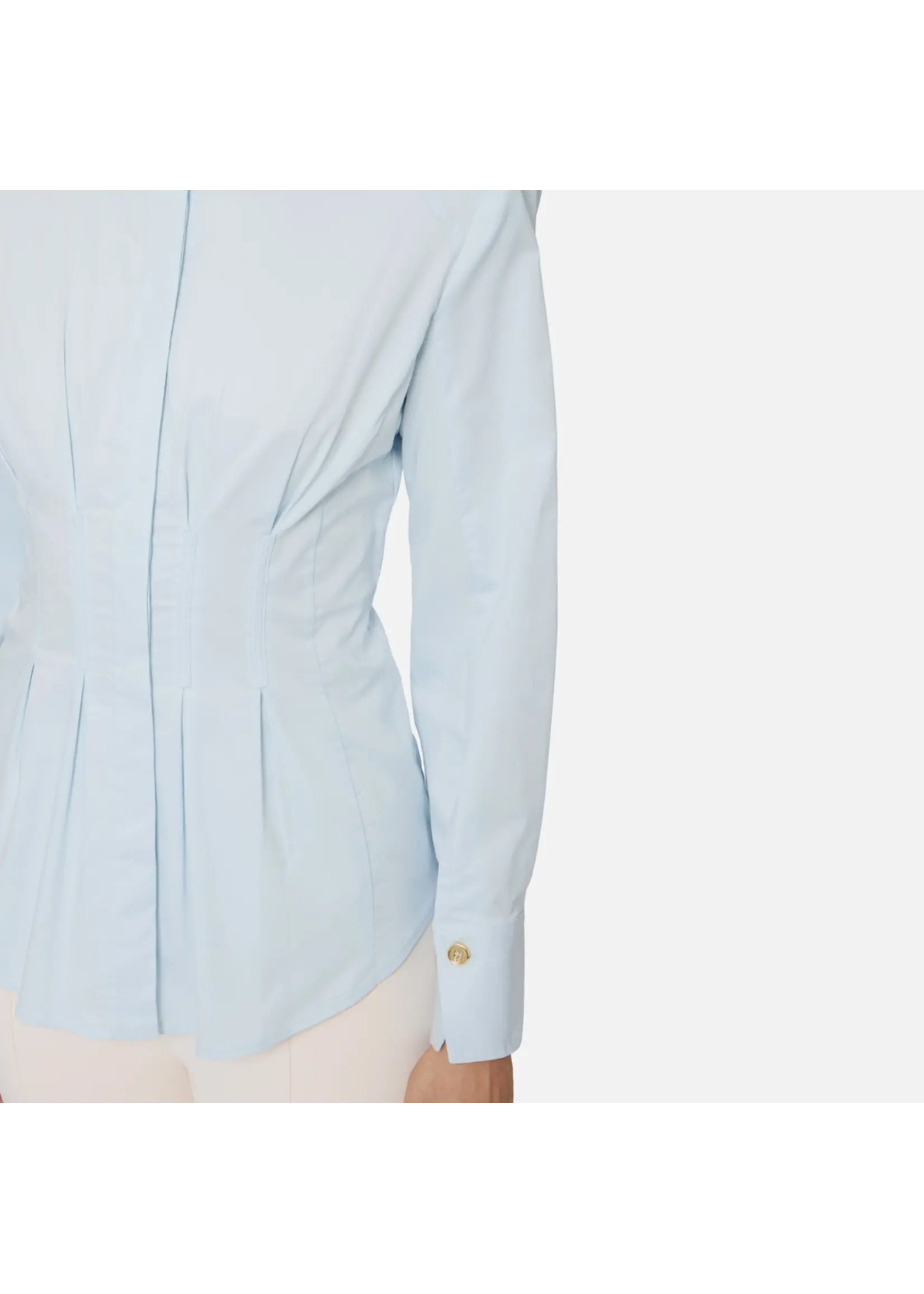 Elisabetta Franchi BLOUSE CA05151E2 LICHT BLAUW