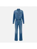 Elisabetta Franchi JUMPSUIT JEANS LICHT BLAUW  TJ38D51E2
