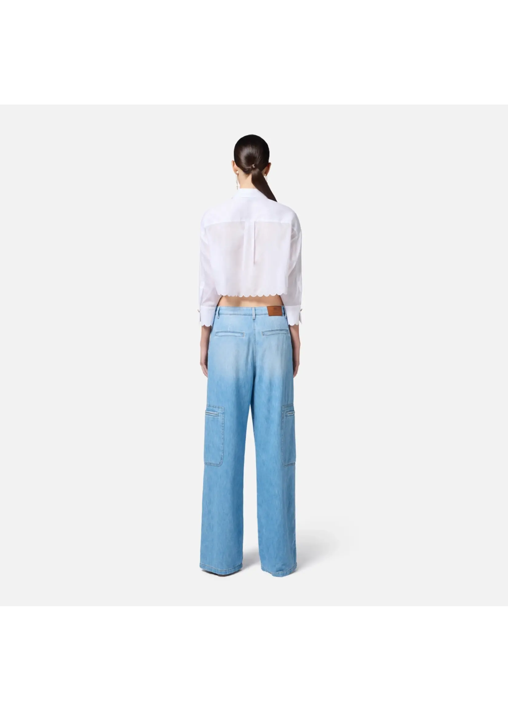 Elisabetta Franchi JEANS LICHT BLAUW PJ84D51E2