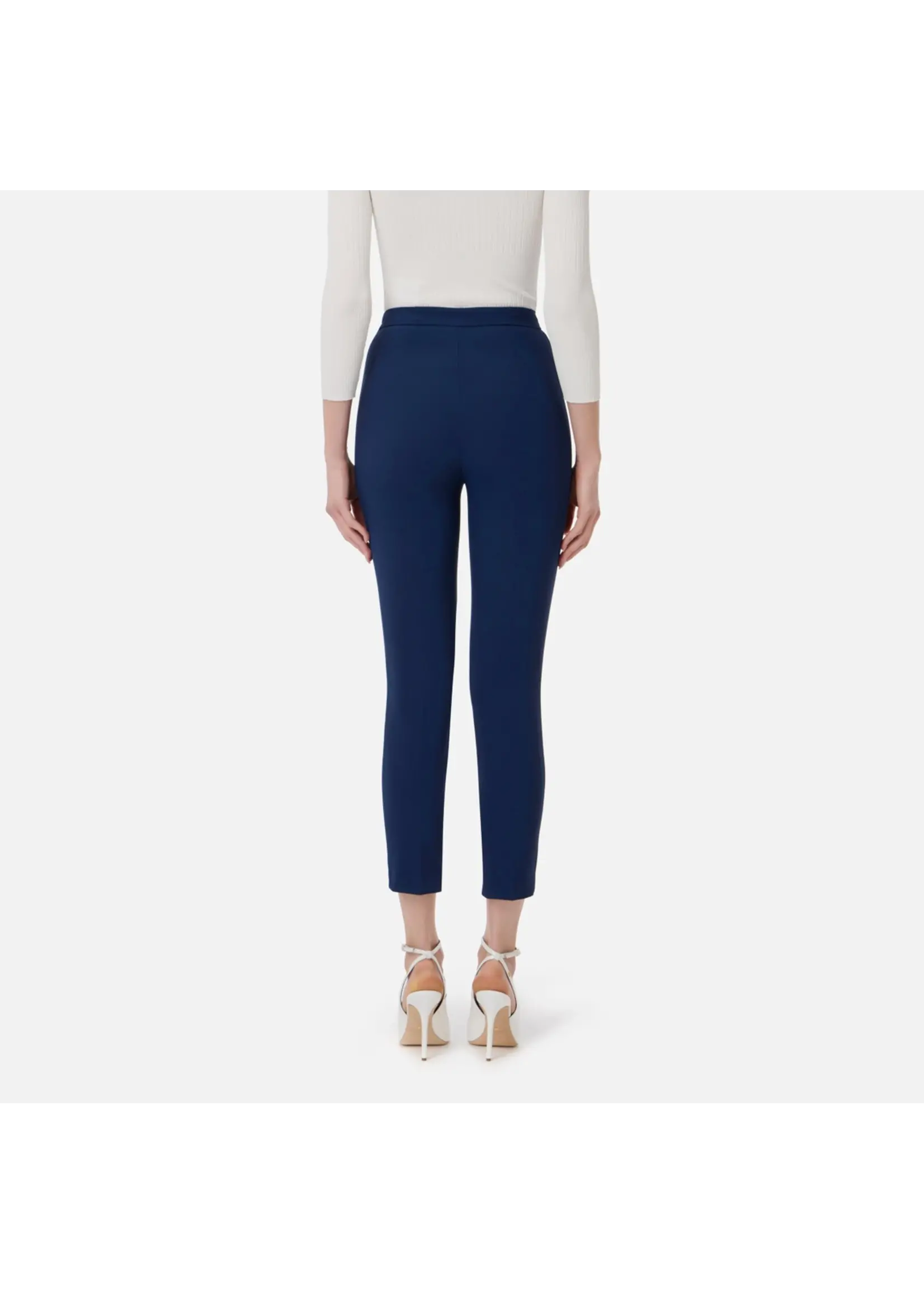 Elisabetta Franchi PANTALON PA07751E2 BLAUW
