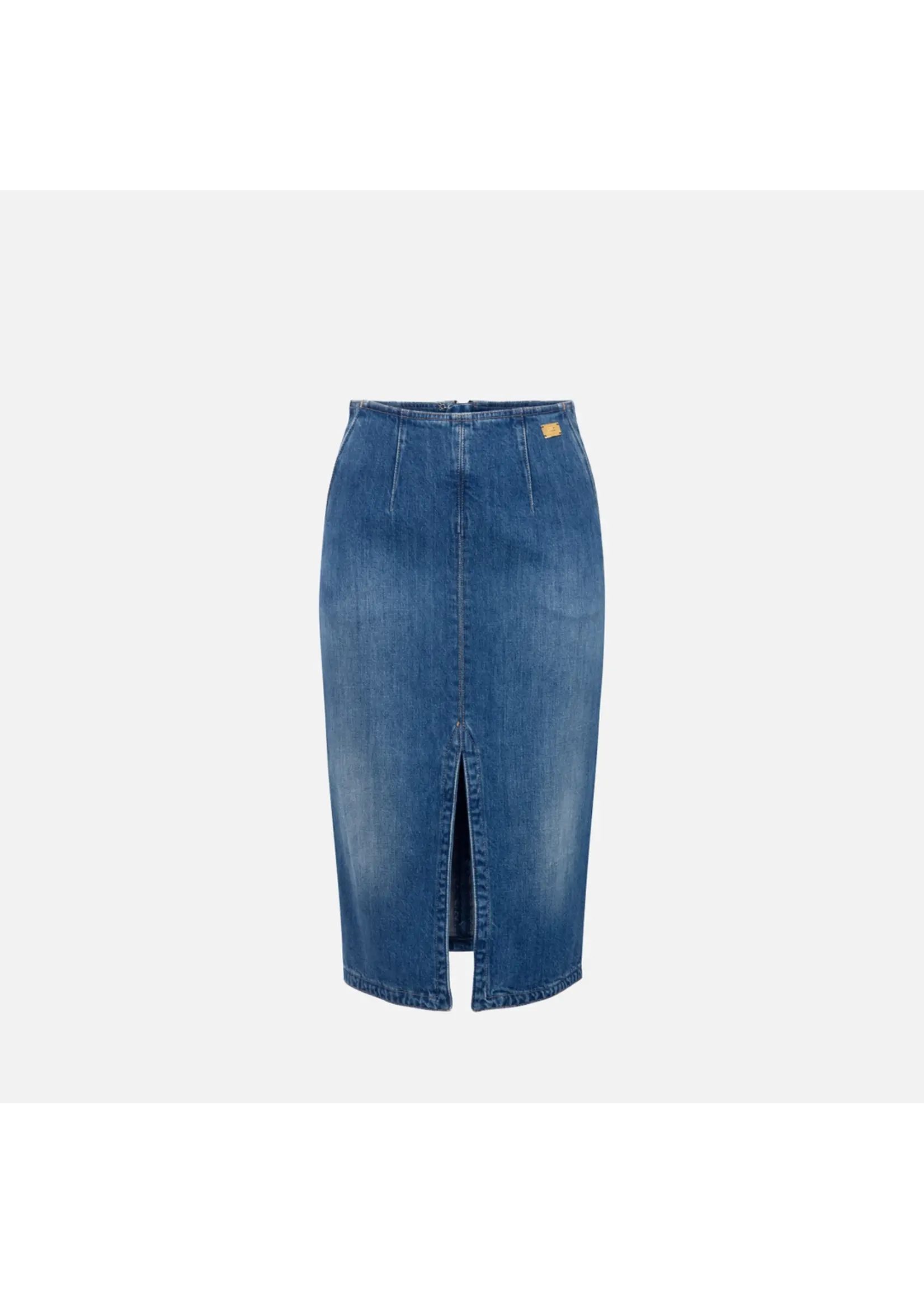 Elisabetta Franchi JEANSROK GJ35N51E2 BLAUW