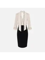 Elisabetta Franchi JURK AB77151E2 ROOM/ ZWART