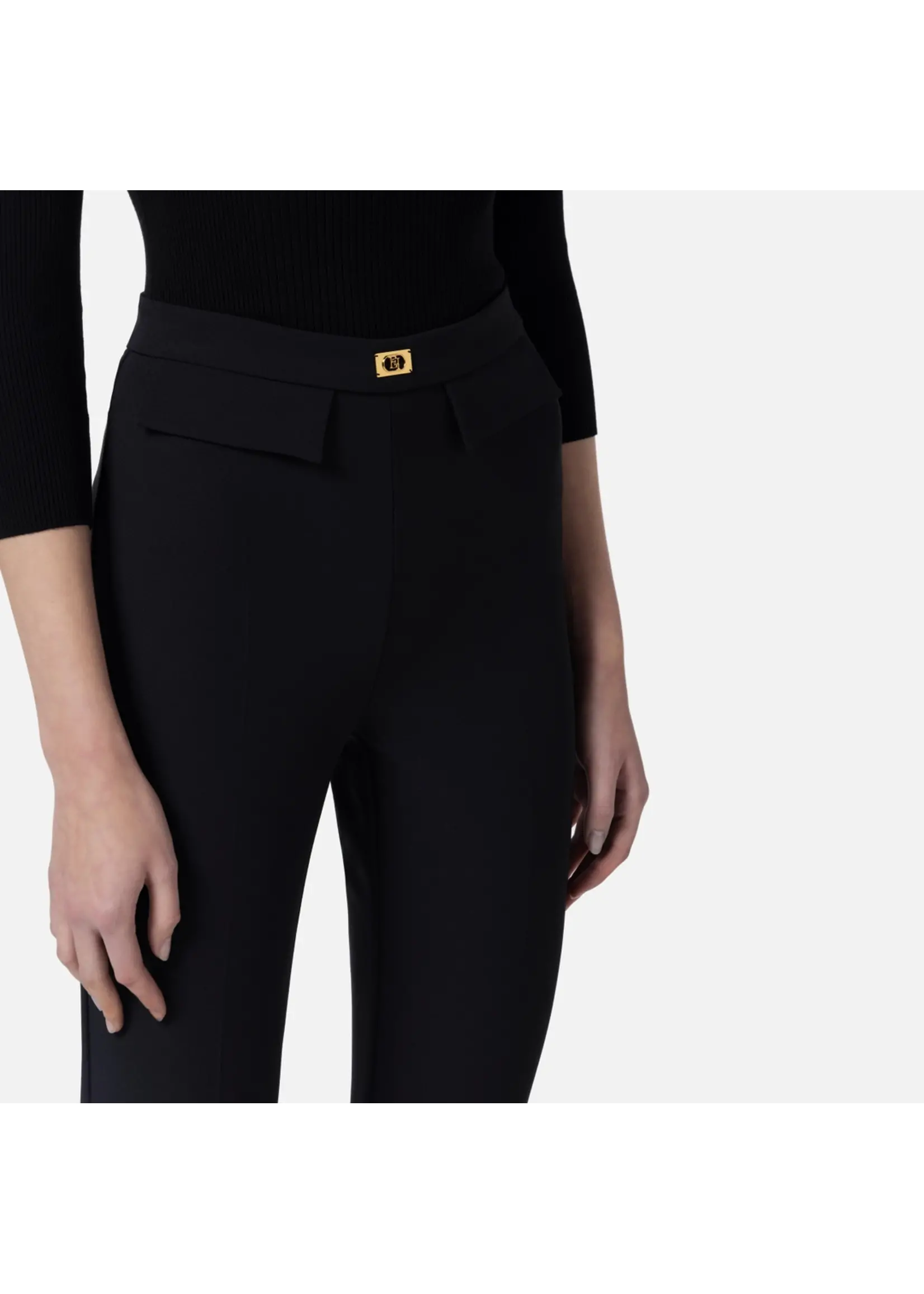 Elisabetta Franchi PANTALON PA07751E2 ZWART