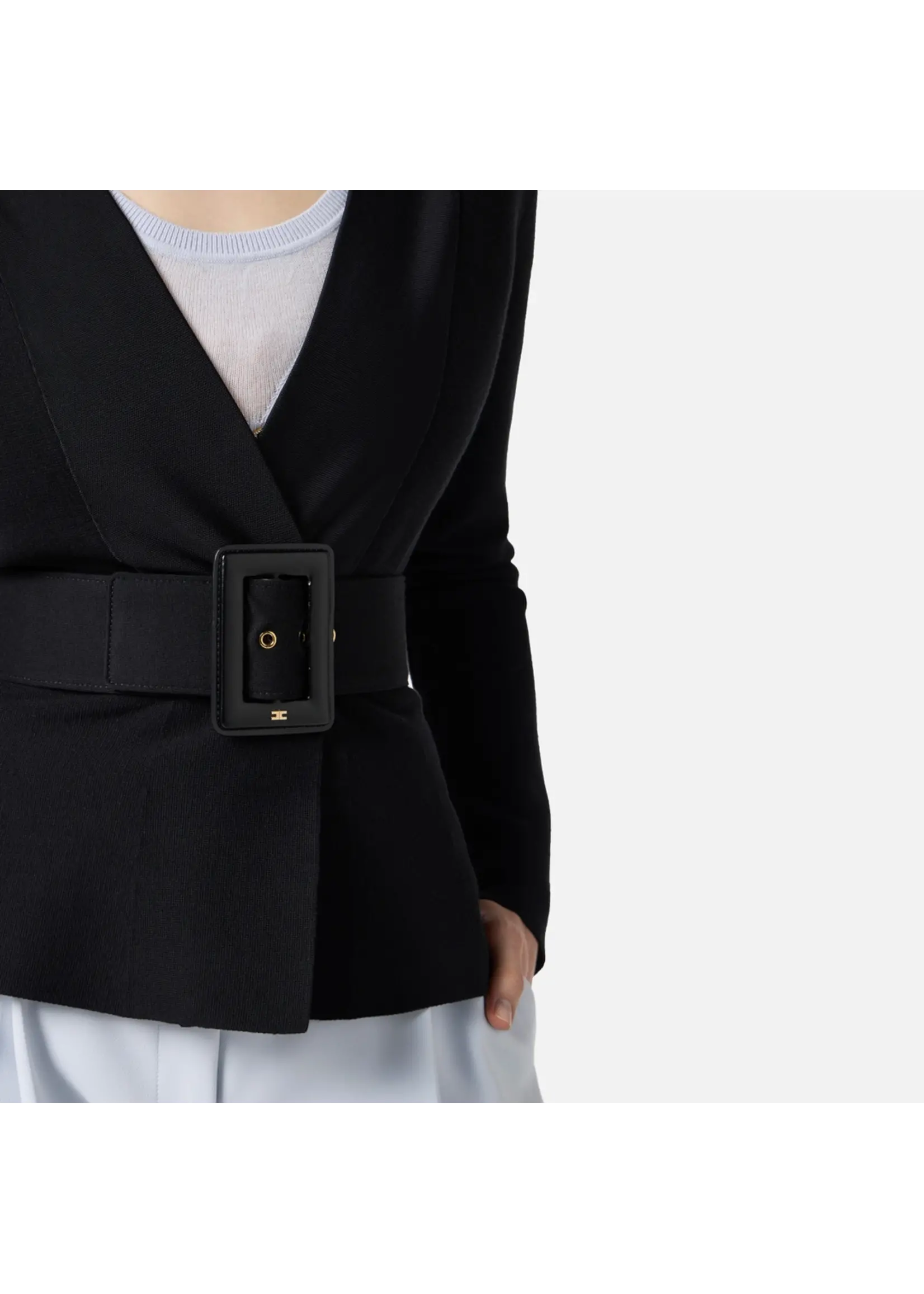 Elisabetta Franchi BLAZER MK48S57E2 ZWART