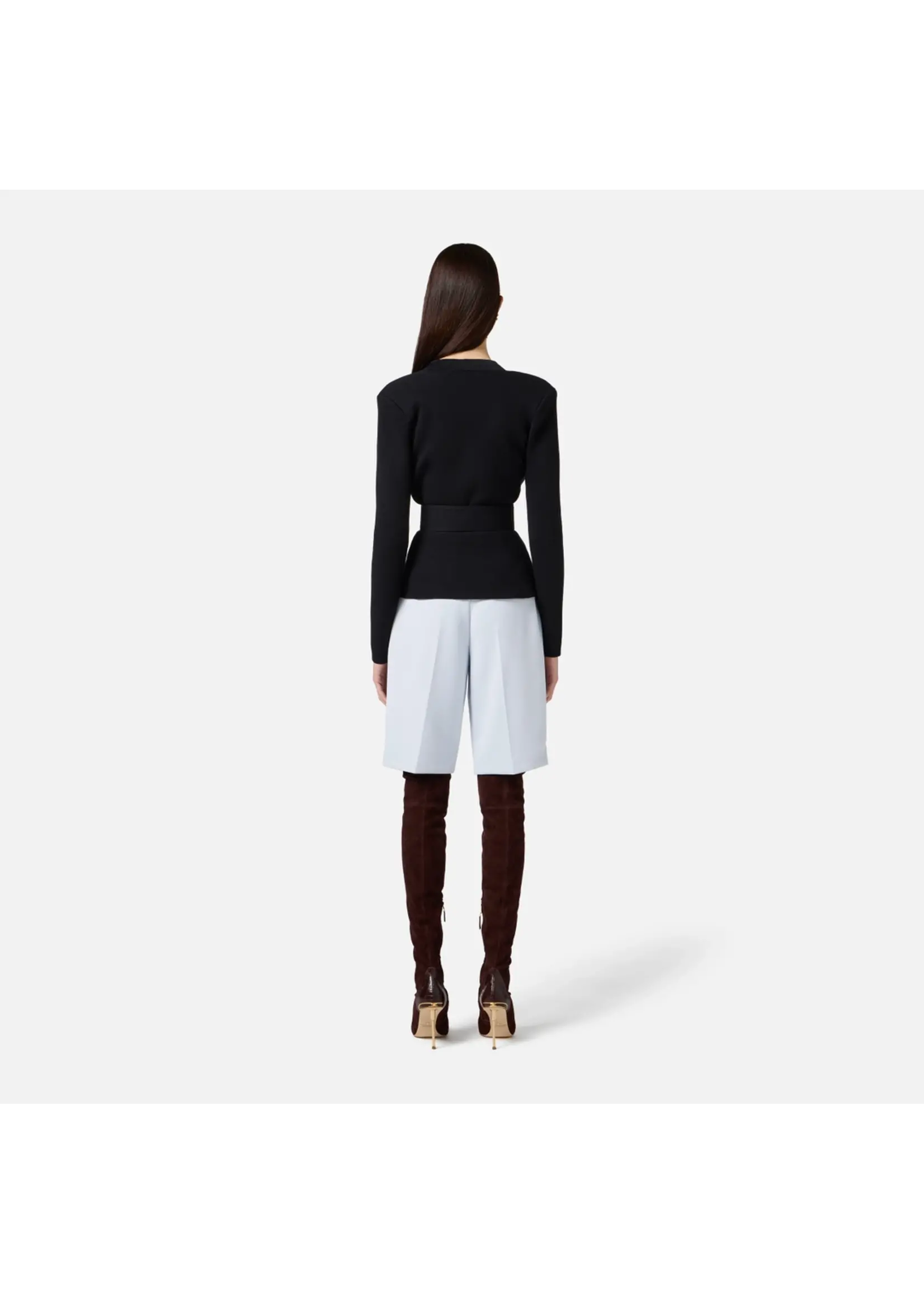 Elisabetta Franchi BLAZER MK48S57E2 ZWART