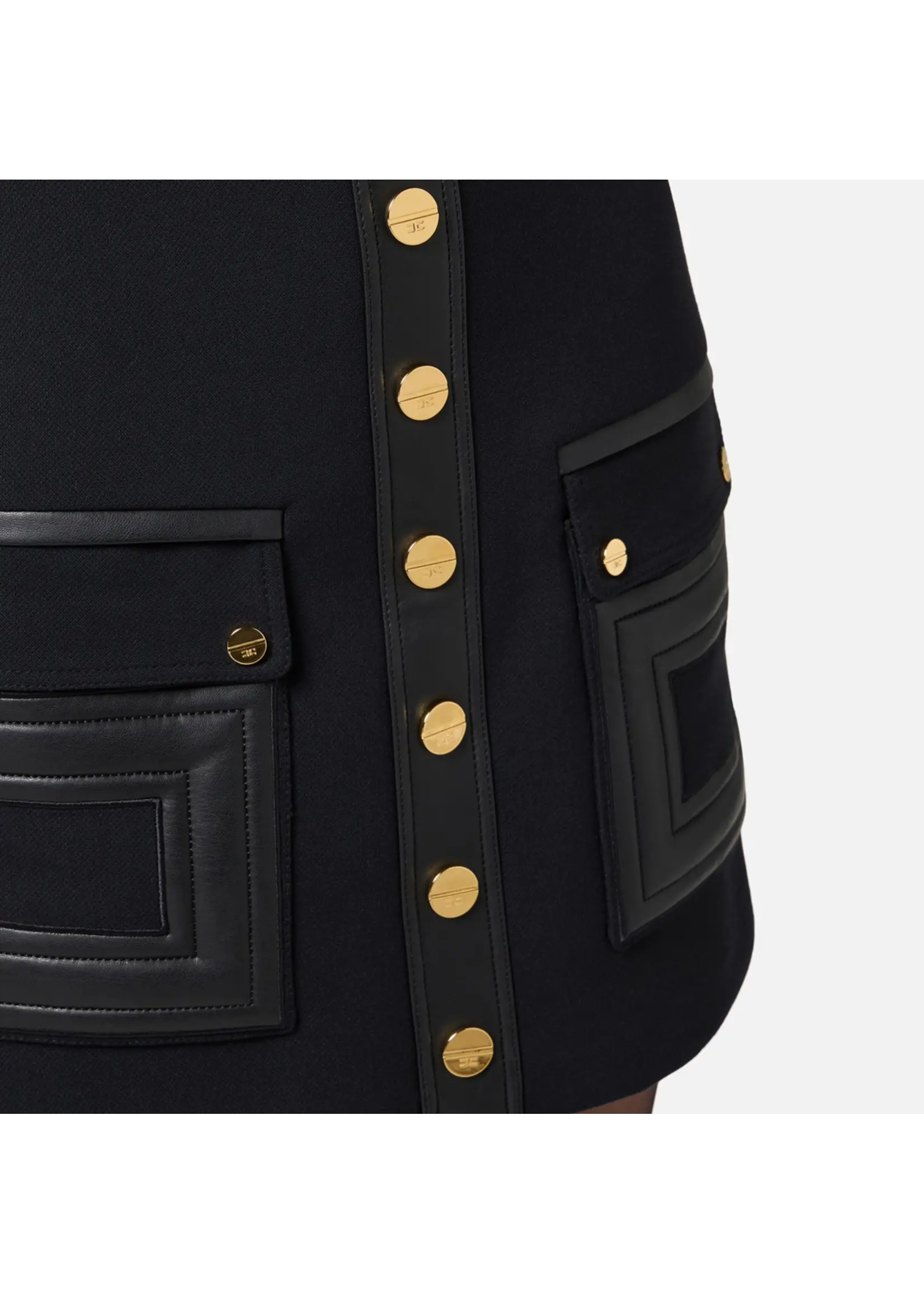 Elisabetta Franchi ROK GO12057E2 ZWART