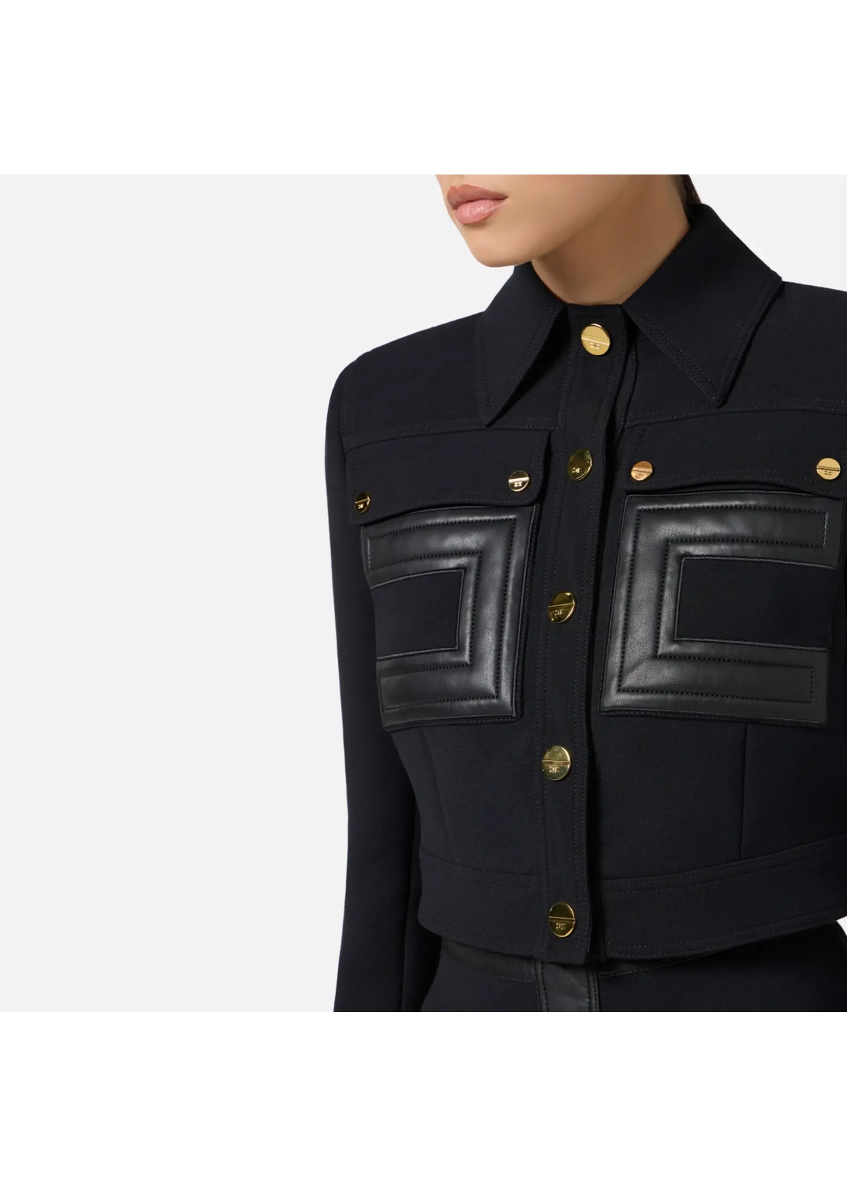 Elisabetta Franchi BLAZER GI15957E2 ZWART